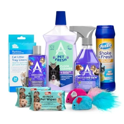Image of 8 Piece Cat Cleaning Bundle All in One Home Hygiene Kit