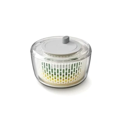 Image of Joseph Multi Prep 4 Piece salad Making Set, Coloured, spinner, spiral cutter, slicer and grater, compact storage, Silver, 2