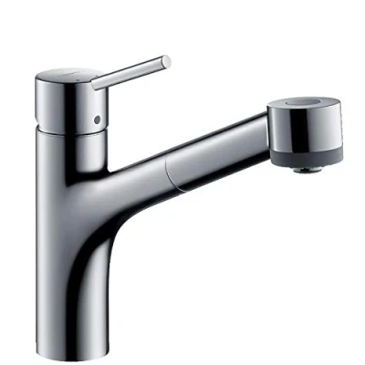 Image of hansgrohe Talis M52 Kitchen Tap 170 with pull out spray, 2 spray modes, chrome, 32841000