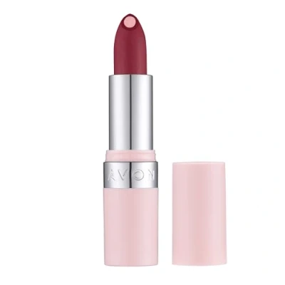 Image of Avon Hydramatic Matte Lipstick 3.6g Hydrating Intense Colour SPF 10 Plumper and Smoother Looking Lips Cruelty Free Rosy