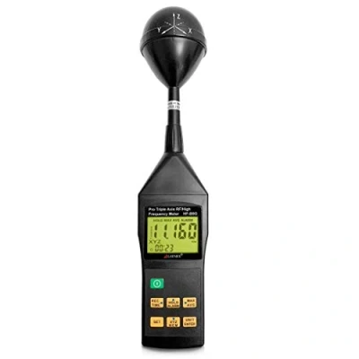 Image of RF EMF Meter HF B8G High Frequency 10Mhz 8Ghz. Measures Wide Range Radiation Levels from Cell Towers Smart Meters Wi Fi Cordless &amp; Phones 3G 4G Networks Bluetooth Devices Used in Home Inspections