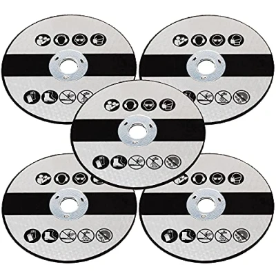 Image of Cutting Discs 5 x Sanding Suitable for Parkside Cordless Angle Grinder Hand Sander PWSA 12 Li A1 LIDL IAN297696 Disc Set (5)
