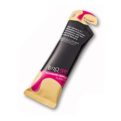Image of Torq Energy Gel 45g (Raspberry Ripple, 5 x Sachets)