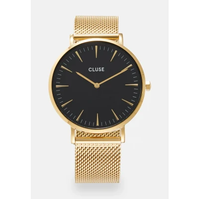 Image of Cluse BOHO CHIC Watch goldcoloured/black, Women&#039;s, Size: One Size, Gold coloured/black