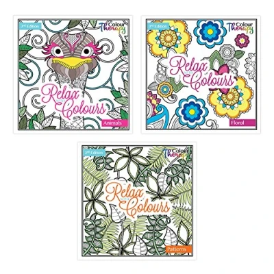 Image of Colour Therapy 210 x mm 3rd Edition Adult Colouring Book 6847
