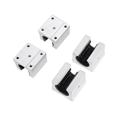Image of 4Pcs SBR12UU Block Linear Rail Bearing Slide 12mm Aluminum Open for SBR12 Guide