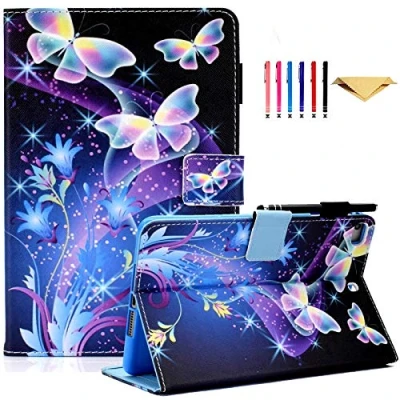 Image of AUSMIX Case for iPad 9.7 Inch 2018 2017/iPad Air 2 Case/iPad Case, PU Leather Smart Stand Wallet Protective Cover with Auto Sleep/Wake 6th/5th Gen/iPad Inch,Beautiful Butterfly