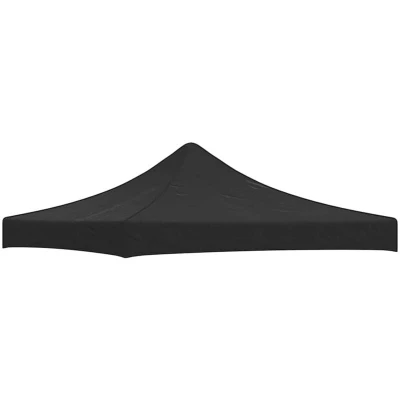 Image of vidaXL Party Tent Roof 3x3 m Black 270 g/m²