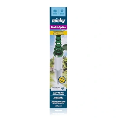 Image of Minky Multi Spike Outdoor Rotary Airer Accessory 26mm 50mm, Black, Holds 1 2 Inch Center Poles