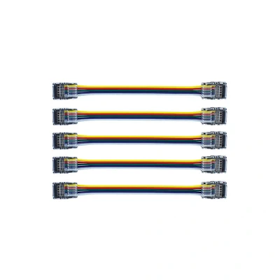 Image of 2 Way Connector 150mm Wire For IP33 / IP20 12mm RGBW Strip (Pack of 5) Integral LED