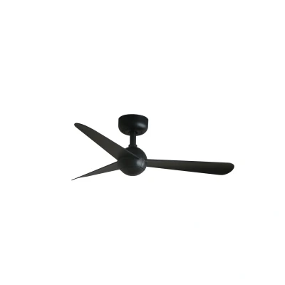 Image of Sfera Small 3 Blade Ceiling Fan Matt Black Wiz Smart System