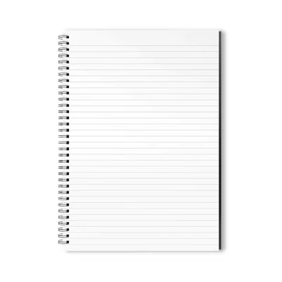 Image of Luxpad A4 Twin Wire Casebound Notebooks in 3 Assorted Colours with 140 Feint Ruled Pages. [Pack of 6]