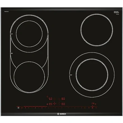 Image of Bosch PKM675DP1D Series 8 Electric Hob (Self Stand) / 60 cm/ComfortProfil/DirectSelect Premium 17 Power Levels/PowerBoost/ReStart/CombiZone/PowerBoost
