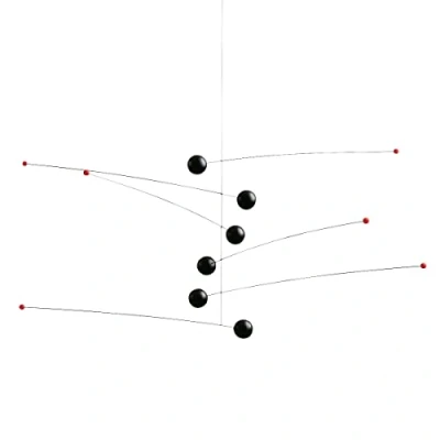 Image of Flensted Mobiles Futura Hanging Mobile Black