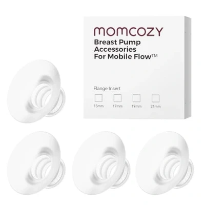 Image of Momcozy Mobile Flow M9 Upgrade 17mm Flange Insert, Original Breast Pump Replacement Accessories, 4PC (17mm)
