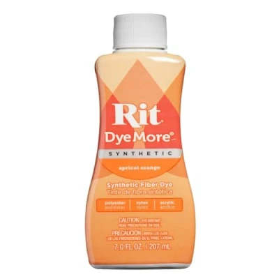 Image of Rit Dye 155867 Synthetic 7oz Apricot Orange, Other, Multicoloured, 207 ml (Pack of 1)