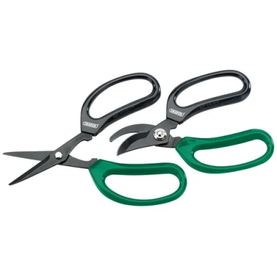 Image of Draper Soft Grip Garden Scissor Set (2 Piece)