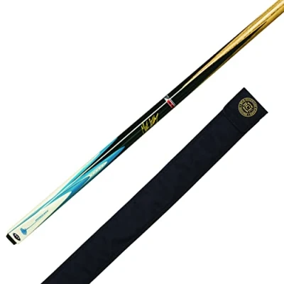 Image of Bce Unisex Shockwave Mark Selby Snooker and Pool Cue, Blue/ Black, 57 Inches UK