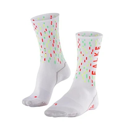 Image of FALKE Unisex BC Impulse Peloton U So Functional Yarn Anti Blister 1 Pair Cycling Socks, White 2007, 9.5 10.5