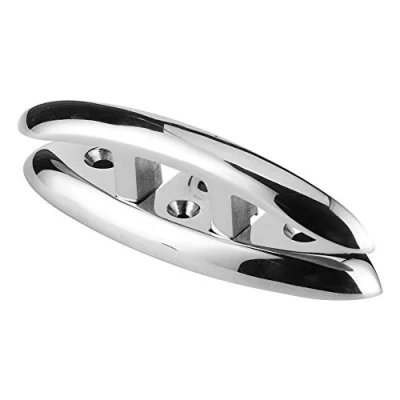 Image of Boat Cleat Dock Cleats Replacement For Boat,5In Folding Flip Up 316 Stainless Steel Deck Hardware Marine Accessories