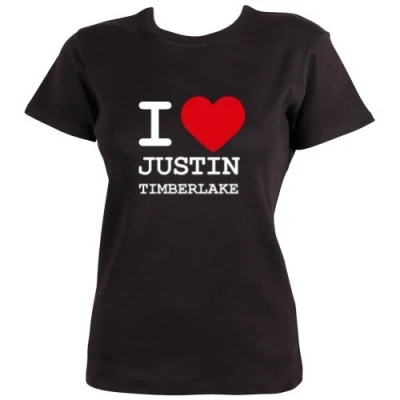 Image of Dead Fresh Justin Timberlake T Shirt I *Heart* Womens (S)