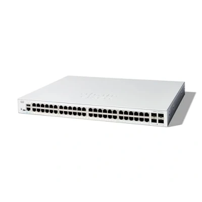 Image of Cisco Catalyst 1300 48T 4G Managed Switch, 48 Port GE, 4x1GE SFP, Limited Lifetime Protection (C1300 4G)