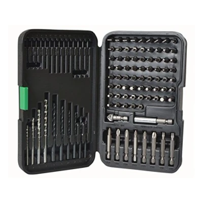 Image of Hitachi 705329 Drill and Driver Bit Set (102 Pieces) Black