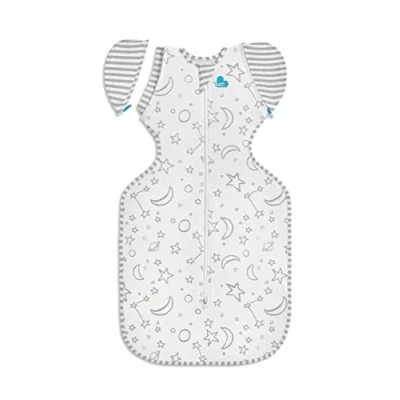 Image of Love to Dream Swaddle Up Transition Bag Bamboo, Large (8.5 11kg), Ideal Fabric for Moderate Temperatures (20 24C), Zip off Wings, Gentle from Swaddling Arms Free Sleep, Cream