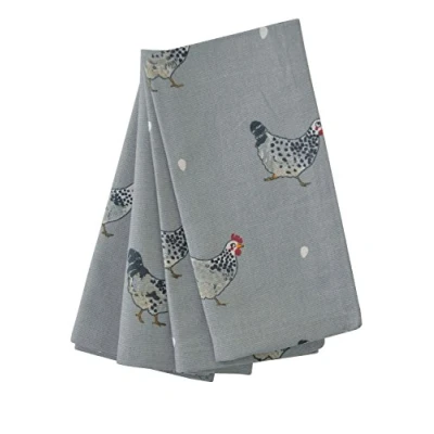 Image of Sophie Allport Napkins (Set of 4) Chickens