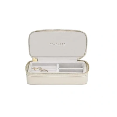 Image of Stackers Linen &amp; Oatmeal Medium Travel
