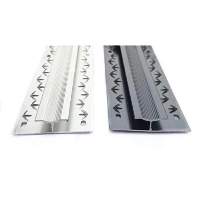 Image of Carpet to Joining Strip 0.9metre Length Fits All Carpets Double Threshold Bar Trim Gripper by FloorPro (Grey)