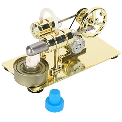 Image of Stirling Engine Kit, Hot Air Engine, Motor Model, Educational Toy, Stainless Steel Physics for Toddler Children