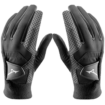 Image of Mizuno Mens Thermagrip Golf Gloves Pair Black S