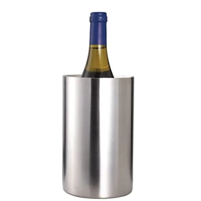 Image of BarCraft Stainless Steel Double Walled Wine Cooler