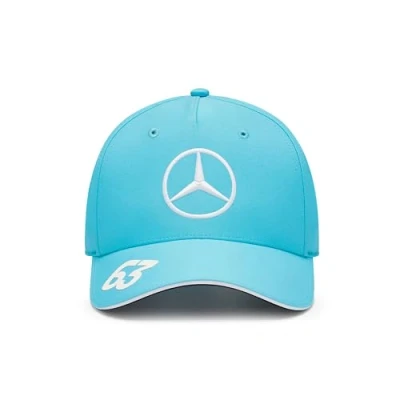 Image of Mercedes AMG Petronas F1 2024 George Russell Driver Cap Blue One Size Fits Most
