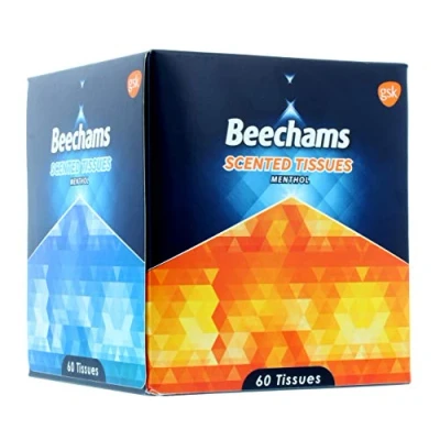 Image of Beechams Menthol Box Tissues 60&#039;S