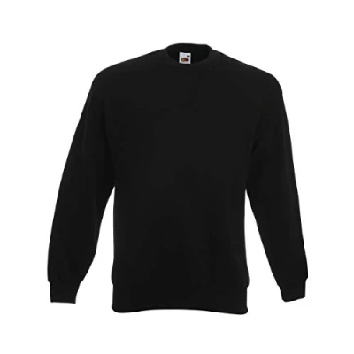 Image of Fruit Of The Loom Men 62 202 0 Sweatshirt Black, Large