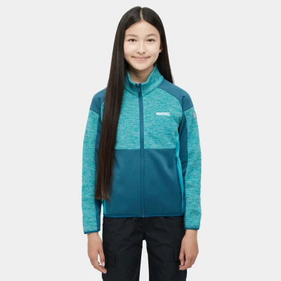 Image of Regatta Kids&#039; Junior Highton Iii Full Zip Fleece Tahoe Blue Moroccan Blue, Size: 3 4 Years