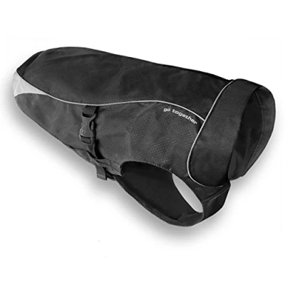 Image of Kurgo North Country Dog Coat, Winter Waterproof Jacket, Fleece Lining Black, Large