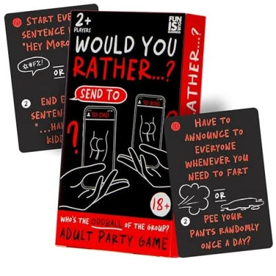 Image of Boxer Gifts Would You Rather? Funny Adult Party Games For Friends &amp; Groups NSFW Rude Hen Do Game