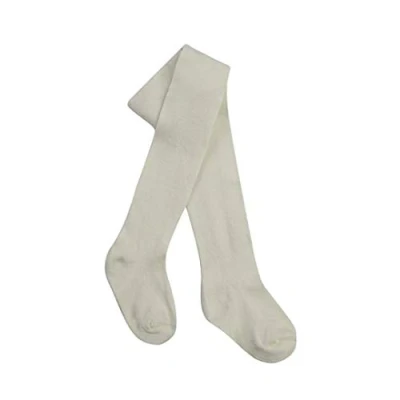 Image of E&amp;A Distribution Limited Girls Tights Baby Plain Cotton Babies Newborn Toddler 0 2 years VERY SOFT (Cream, 1 Years)