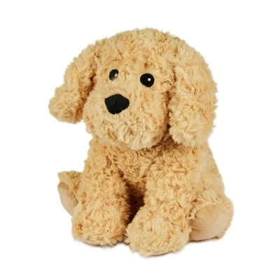 Image of Warmies Cockerpoo Junior Plush, Microwavable Weighted Teddy Bear with French Lavender Scent, Fully Heatable Heat Pad Size, Cuddly Toy for Anxiety