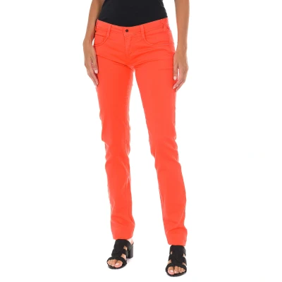 Image of Met Womens Trousers X Arcangel Orange Cotton Size 29 (Waist)