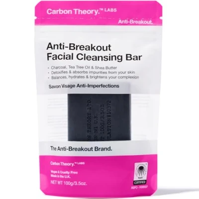 Image of Carbon Theory Charcoal and Tea Tree Oil Break OutControl Facial Cleansing Bar