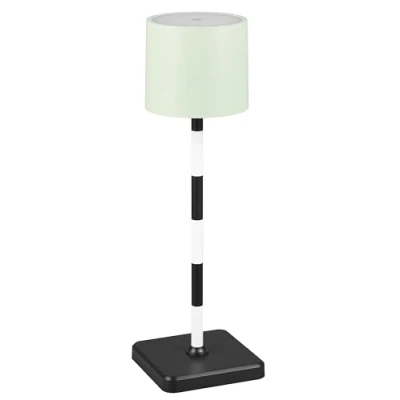 Image of Reality Leuchten Fernandez LED rechargeable table lamp, green, IP54, CCT, dimmable