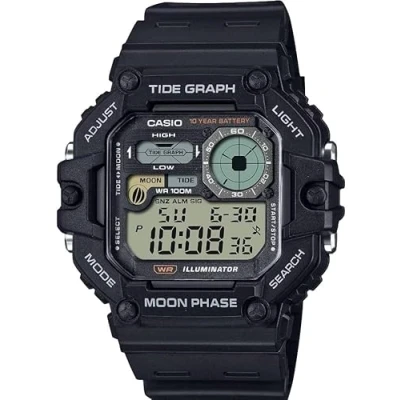 Image of Casio Men&#039;s Digital Quartz Watch with Resin Strap WS 1700H 1AVCF