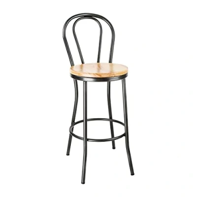 Image of Bolero Clarisse High Stools Metallic Grey (Pack of 1)