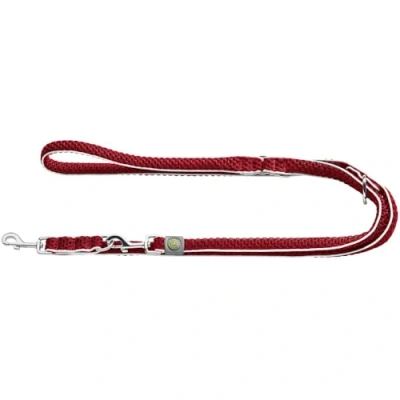 Image of HUNTER Adjustable leash Hilo 25/200 mesh, red