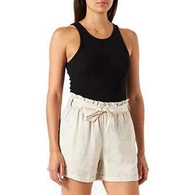 Image of TOM TAILOR Denim Ladie&#039;s 1030968 Fabric Bermuda Shorts, 10336 Light Cashew Beige, XL