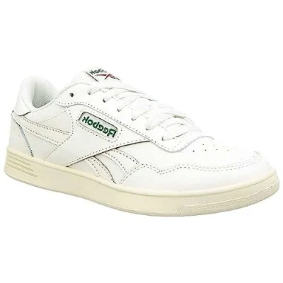 Image of Reebok Unisex Court Advance Sneakers, Chalk Drkgrn Flasrd, 3 UK